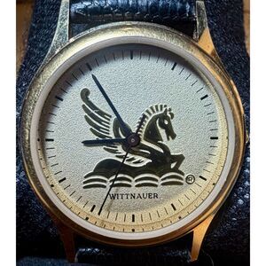Vintage Wittnauer Pegasus Gold-Tone Quartz Watch